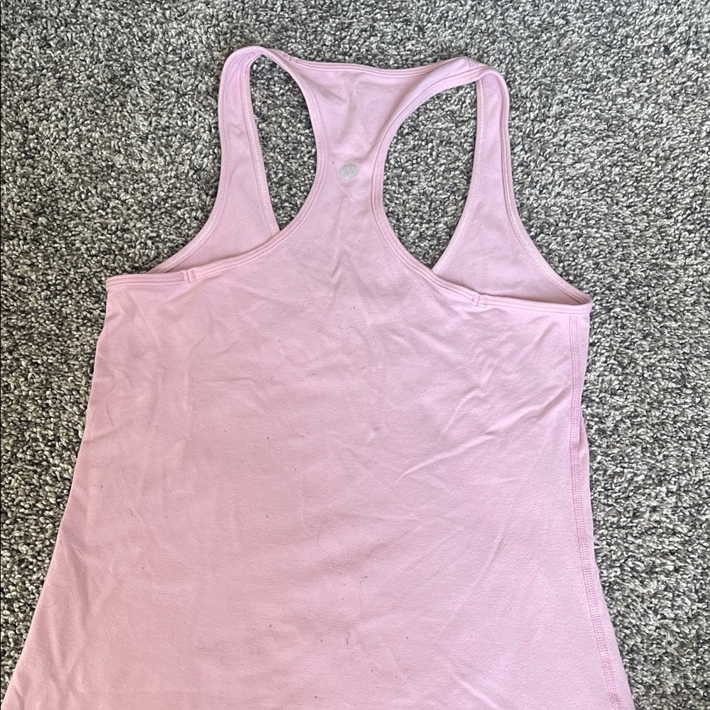Lululemon Athletica Light Pink Racerback Tank Top